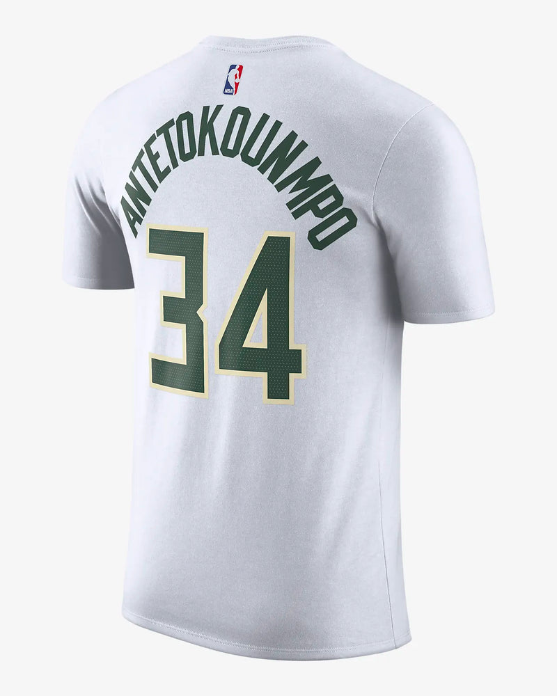 Giannis Antetokounmpo Milwaukee Bucks Men's Nike NBA T-Shirt 'White'