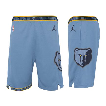 Memphis Grizzlies Statement Edition 2020 Jordan NBA Swingman Shorts Kids 'Blue'