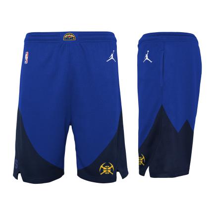 Denver Nuggets Statement Edition 2020 Jordan NBA Swingman Shorts Kids 'Blue'