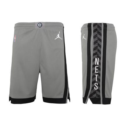 Brooklyn Nets Statement Edition 2020 Jordan NBA Swingman Shorts Kids 'Grey'