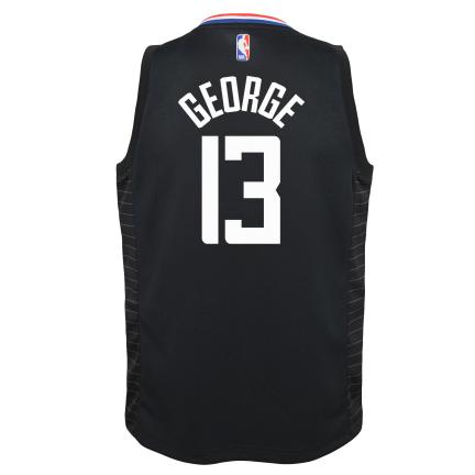 Paul Georges Clippers Statement Edition 2020 Jordan NBA Swingman Jersey Kids 'Black'