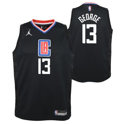 Paul Georges Clippers Statement Edition 2020 Jordan NBA Swingman Jersey Kids 'Black'