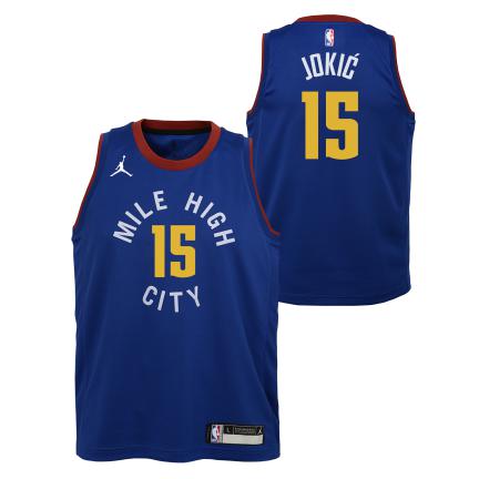 Nikola Jokic Denver Nuggets Statement Edition 2020 Jordan NBA Swingman Jersey Kids 'Blue'