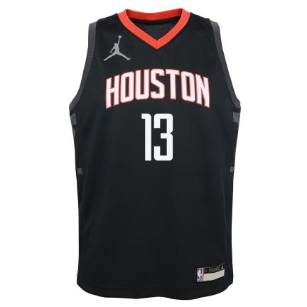 Harden Rockets Statement Edition 2020 Jordan NBA Swingman Jersey Kids 'Black/Red'