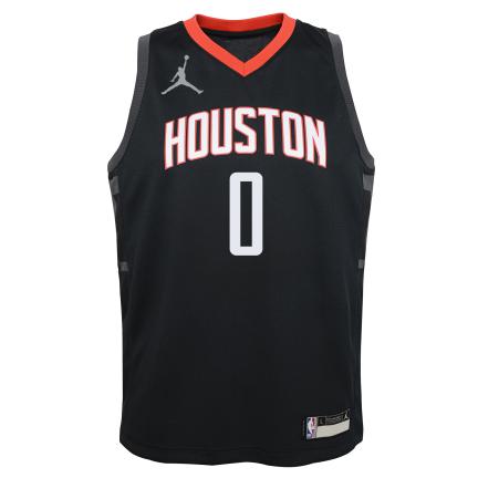 Russell Westbrook Statement Edition 2020 Jordan NBA Swingman Jersey Kids 'Black/Red'