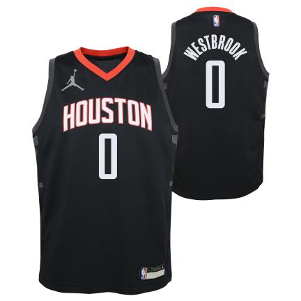 Russell Westbrook Statement Edition 2020 Jordan NBA Swingman Jersey Kids 'Black/Red'