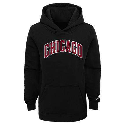 Chicago Bulls Essential Statement Kids Nike NBA Pullover Hoodie 'Black'