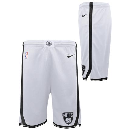 Brooklyn Nets Association Edition 2020 Nike NBA Swingman Shorts Kids 'White'