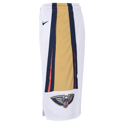 New Orleans Pelicans Association Edition 2020 Men's Nike NBA Swingman Shorts Kids 'White'