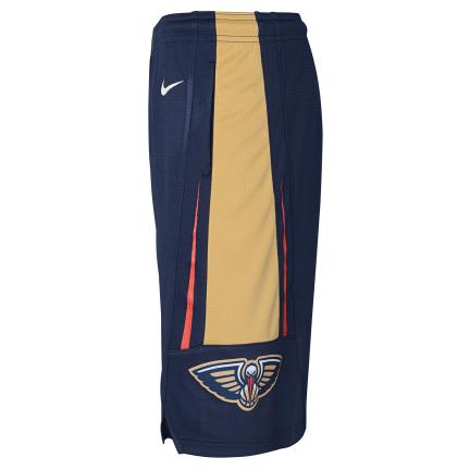 New Orleans Pelicans Icon Edition 2020 Nike NBA Swingman Shorts Kids 'Blue'