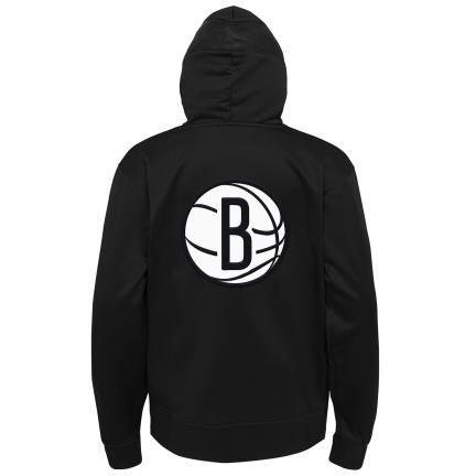 Brooklyn Nets Spotlight Nike Fleece Zip Hoody Kids 'Black'