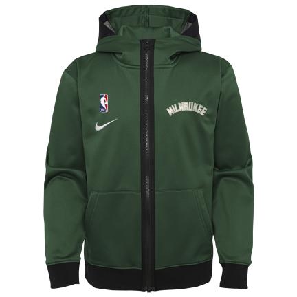 Milwaukee Bucks Spotlight Nike Fleece Zip Hoody Kids 'Green'