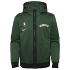 Milwaukee Bucks Spotlight Nike Fleece Zip Hoody Kids 'Green'