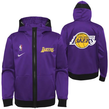 Los Angeles Lakers Spotlight Nike Fleece Zip Hoody Kids 'Purple'