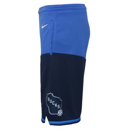 Nike City Edition Swingman Short Kids Milwaukee Bucks 'Blue'