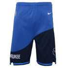 Nike City Edition Swingman Short Kids Milwaukee Bucks 'Blue'