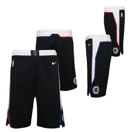 Nike City Edition Swingman Kids Short Los Angeles Clippers 'Black'