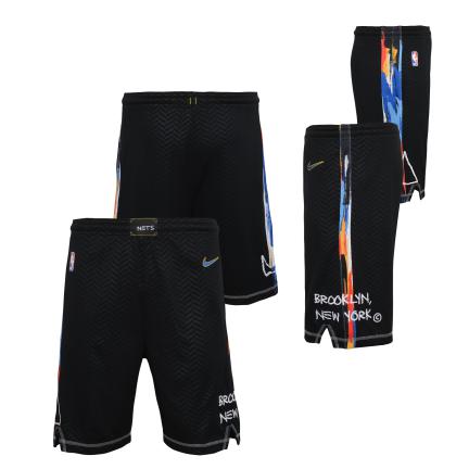 Nike City Edition Swingman Kids Short Brooklyn Nets 'Black'