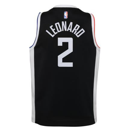 Nike City Edition Jersey Kids Los Angeles Clippers Kawhi Leonard 'Black'