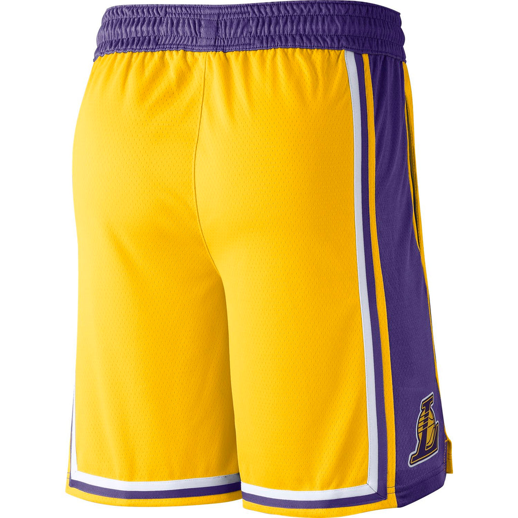 Los Angeles Lakers Icon Edition Men's Nike NBA Swingman Shorts 'Amarillo/Purple'