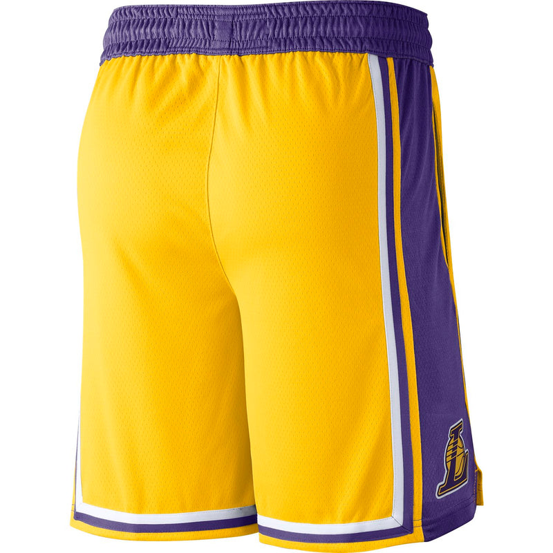 Los Angeles Lakers Icon Edition Men's Nike NBA Swingman Shorts 'Amarillo/Purple'