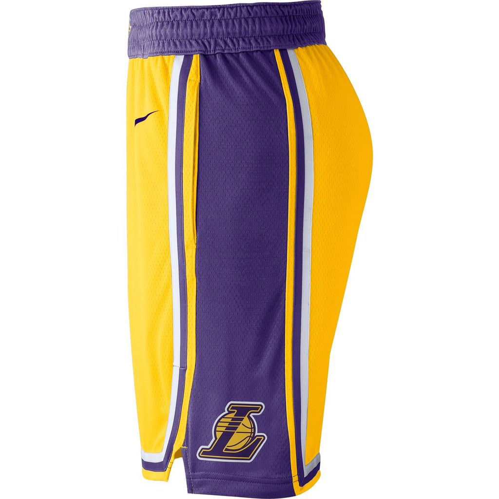 Los Angeles Lakers Icon Edition Men's Nike NBA Swingman Shorts 'Amarillo/Purple'