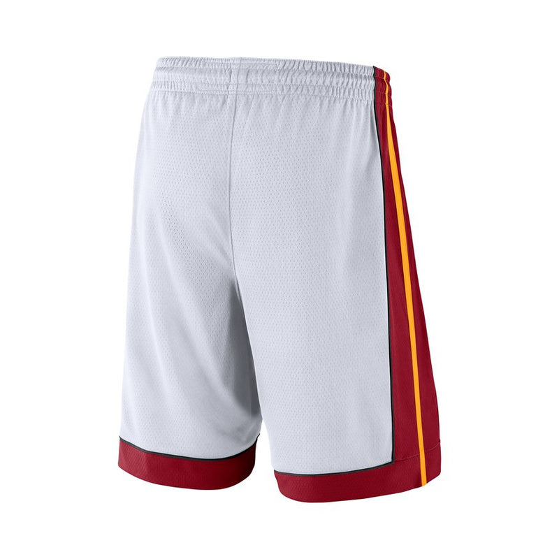 Miami Heat Men's Nike NBA Swingman Shorts 'White/Red'