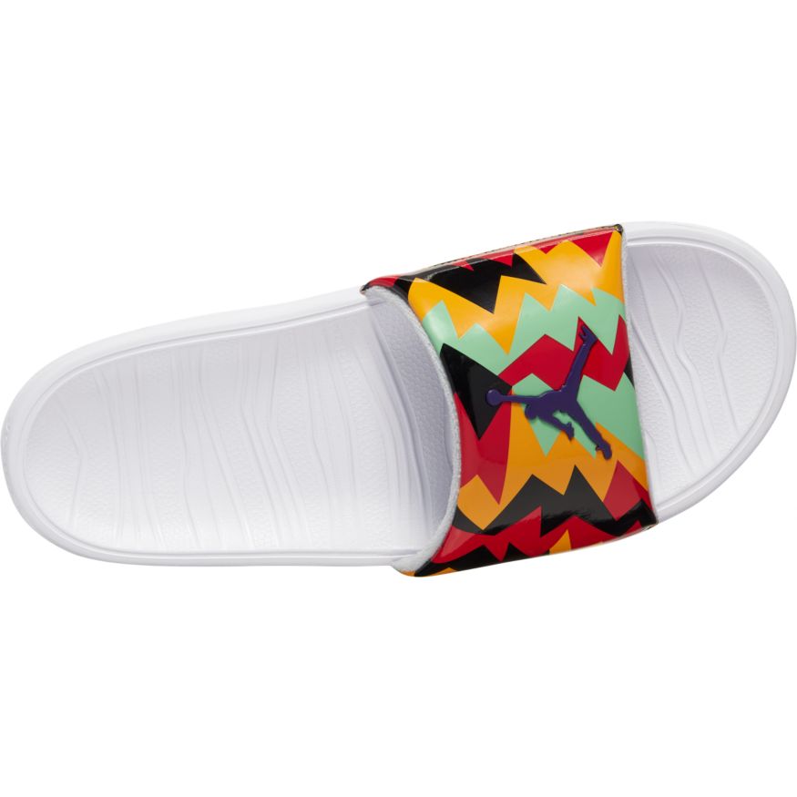 Jordan Break Slide 'White/Purple/Citrus'