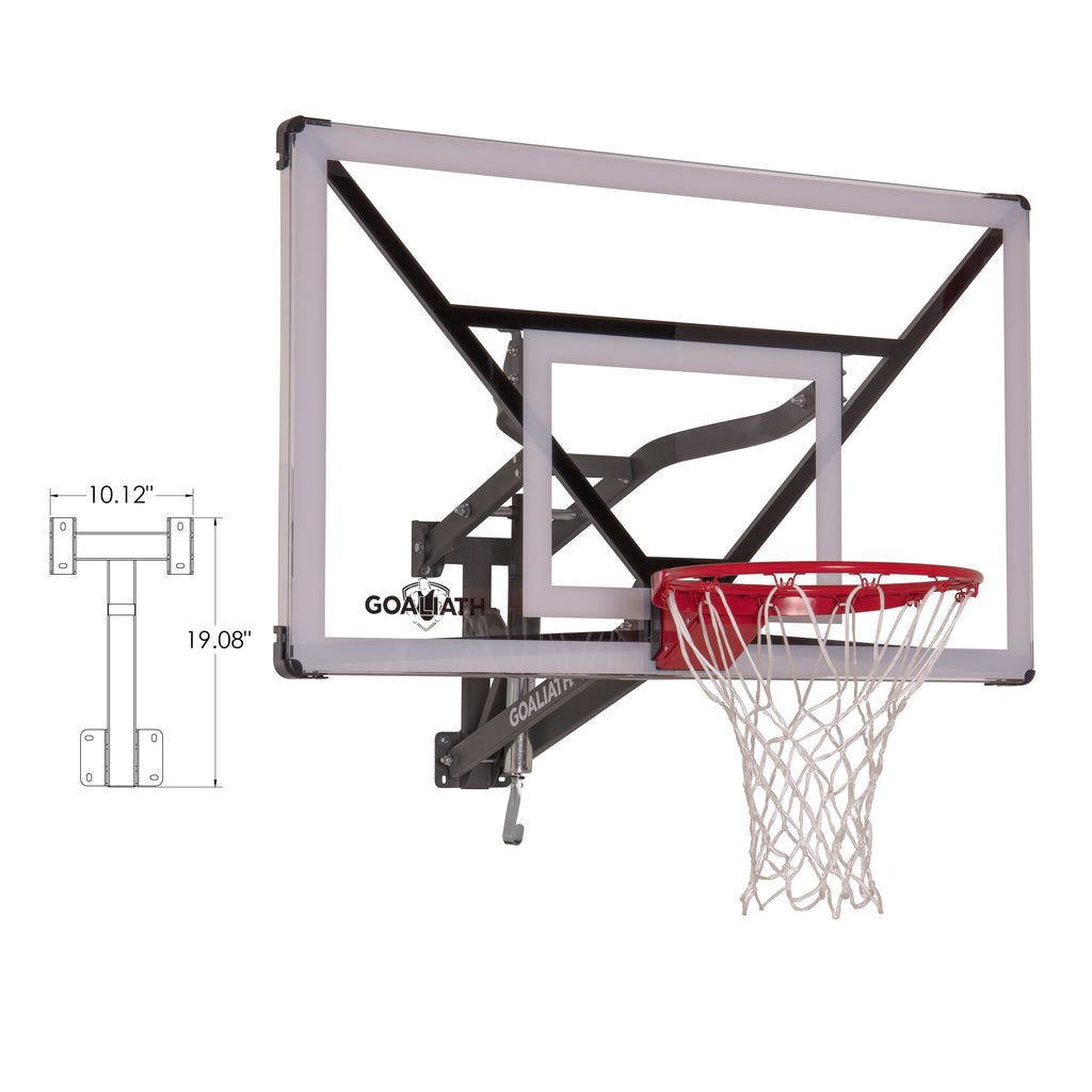Goaliath GO TEK 54 wallmount basketball rim