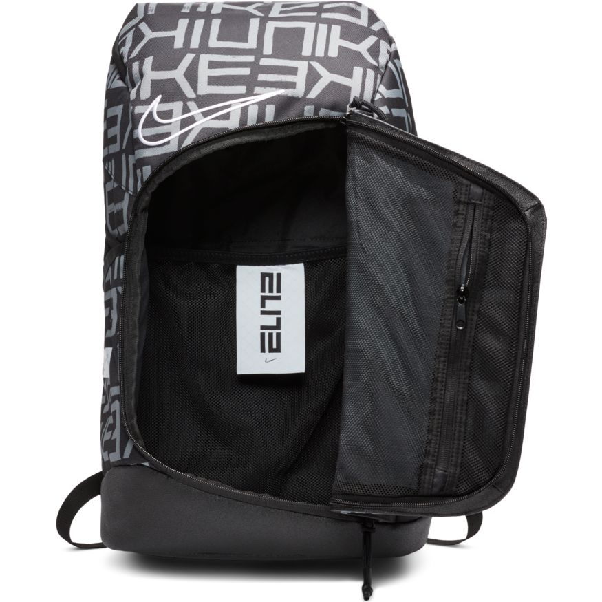 Nike Elite Pro Printed Basketball Backpack 'Black/White'