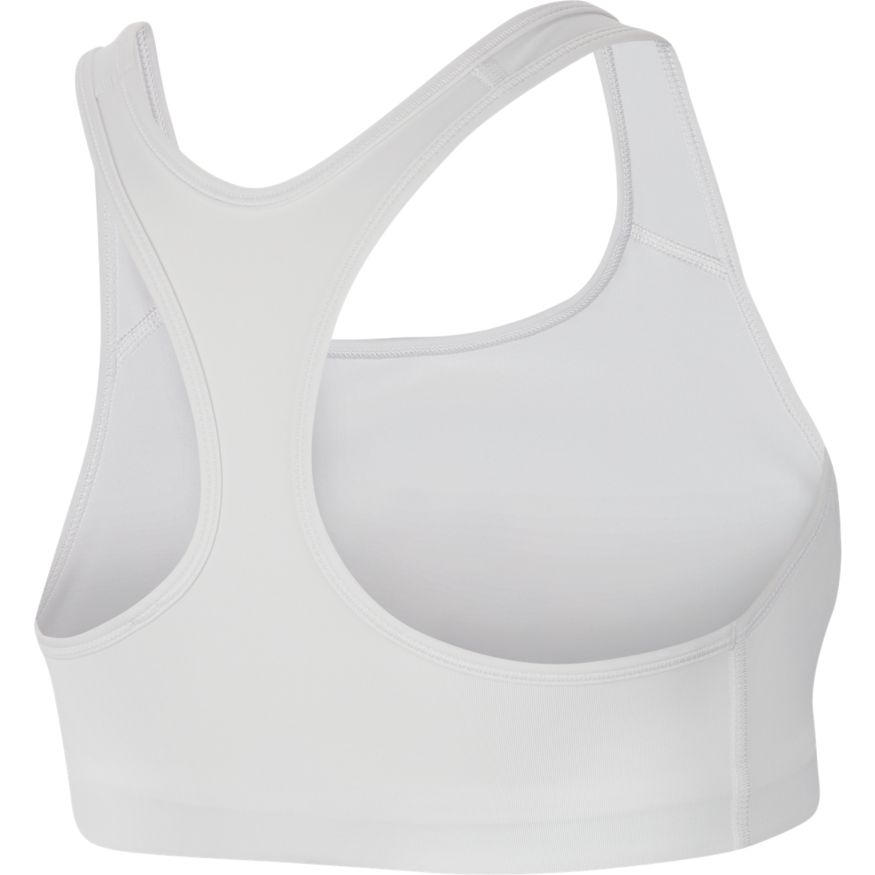 nike swoosh white sports bra