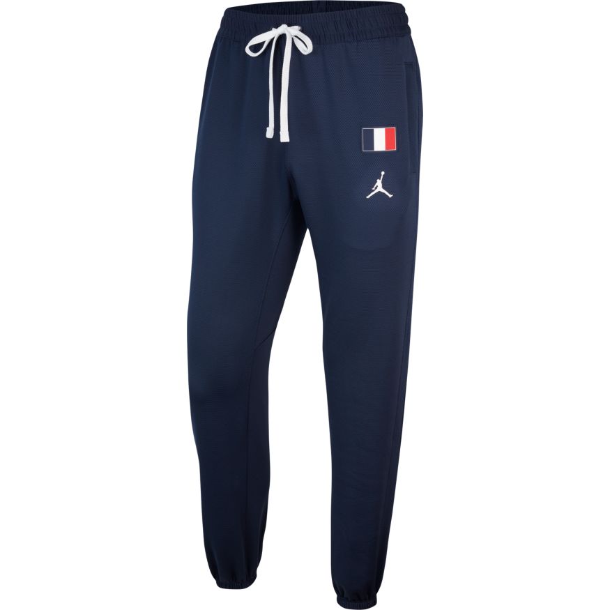 France Jordan Therma Flex Showtime Men's Basketball Pants 'Navy/Black/White'