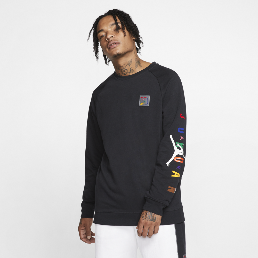 jordan sport dna fleece crew