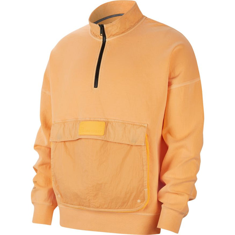 Jordan 23 Engineered 1/2 Zip Men's Top 'Orange'