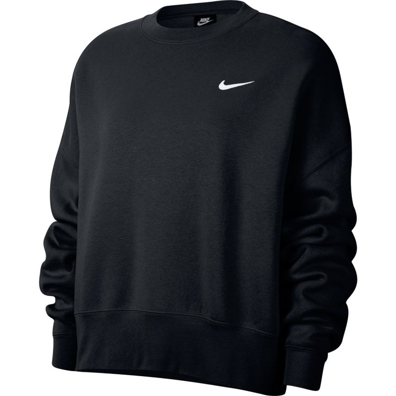 Nike Sportswear Essential Women's Fleece Crew 'Black/White'