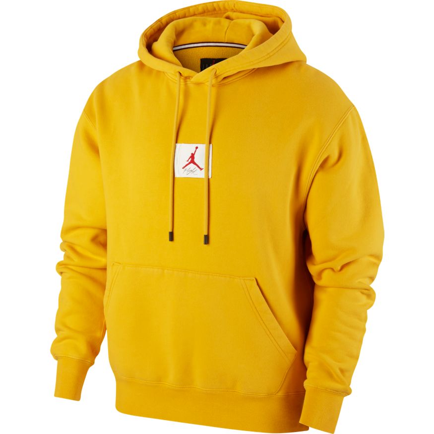 Jordan Flight Men’s Fleece Pullover Hoodie 'Dark Sulfur'