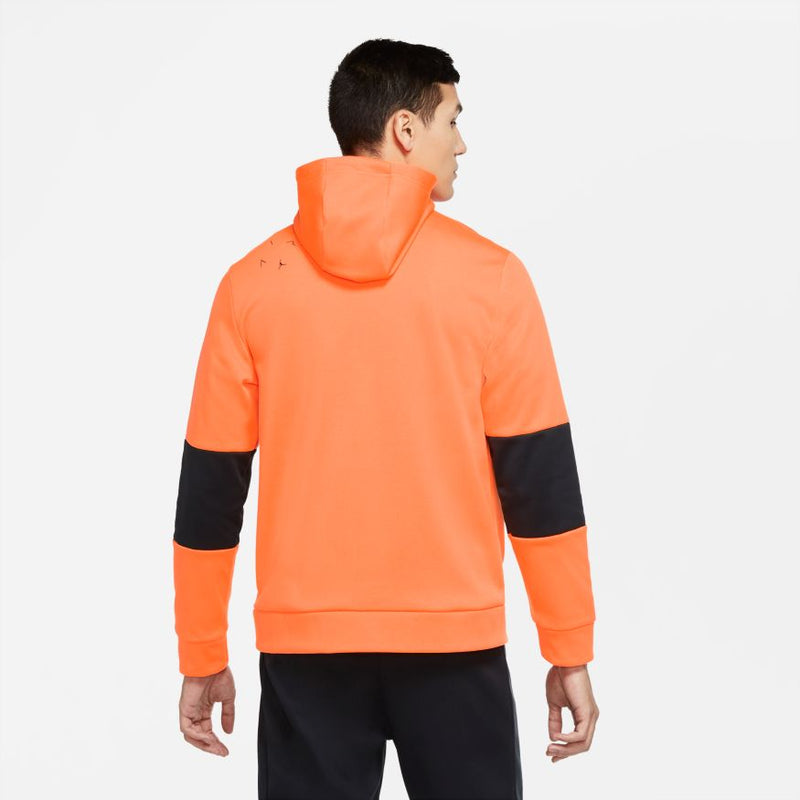 Jordan Air Therma Men's Full-Zip Training Fleece 'Orang/Black'