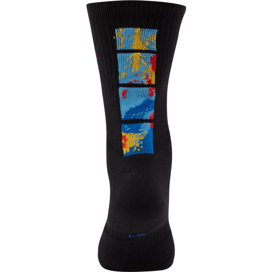 Brooklyn Nets City Edition Nike Elite NBA Crew Socks 'Black/Blue'