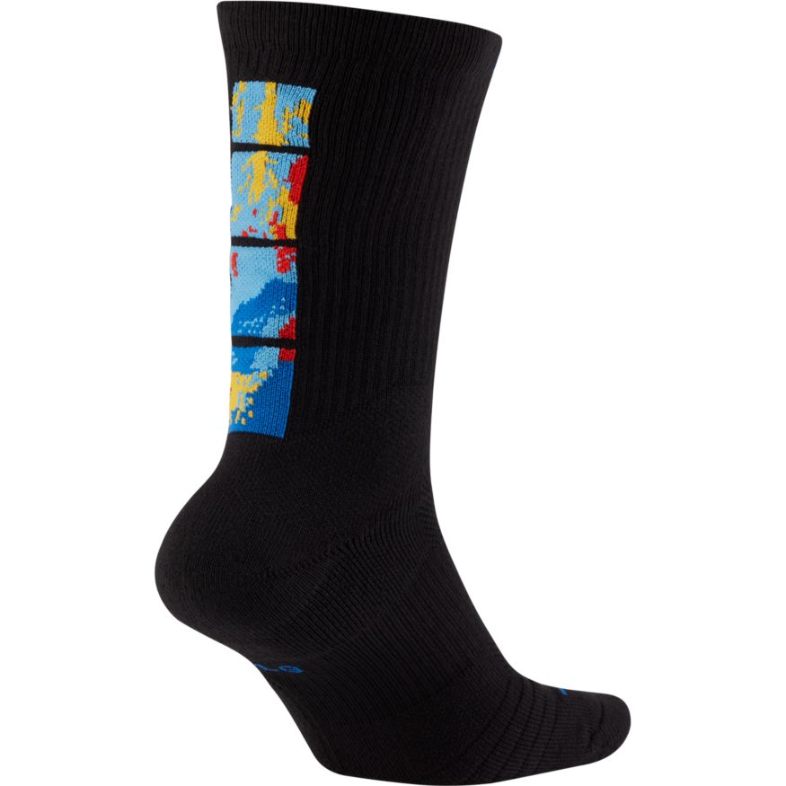 Brooklyn Nets City Edition Nike Elite NBA Crew Socks 'Black/Blue'