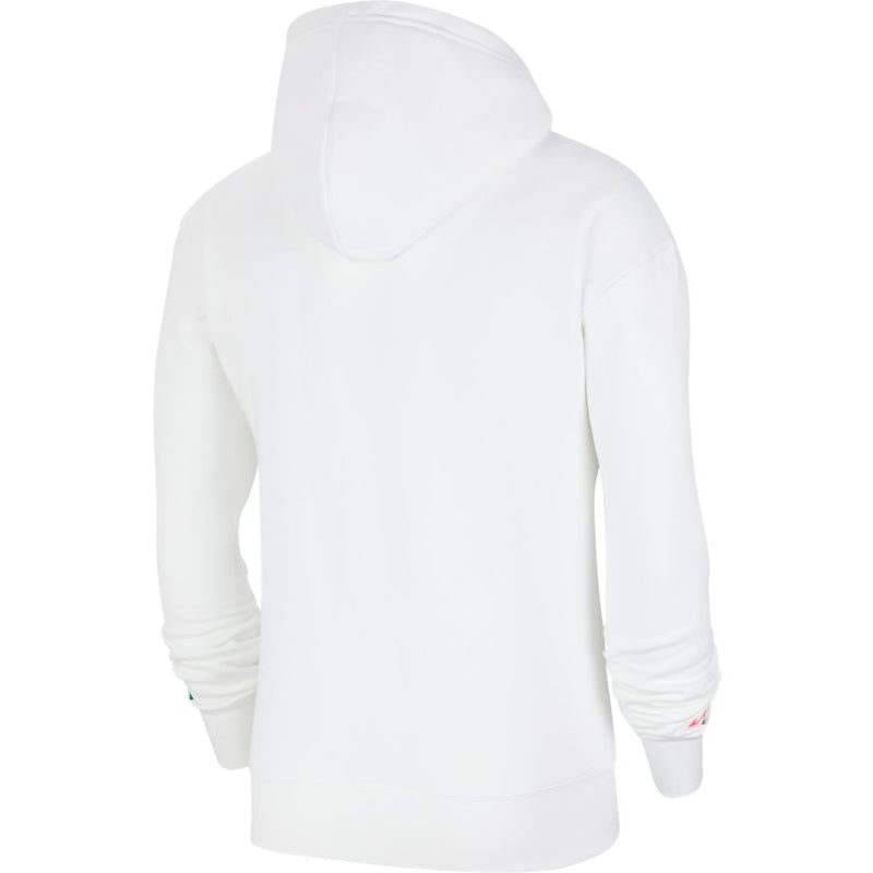 Jordan Sport DNA Men's Fleece Pullover Hoodie 'White/Hot Punch'