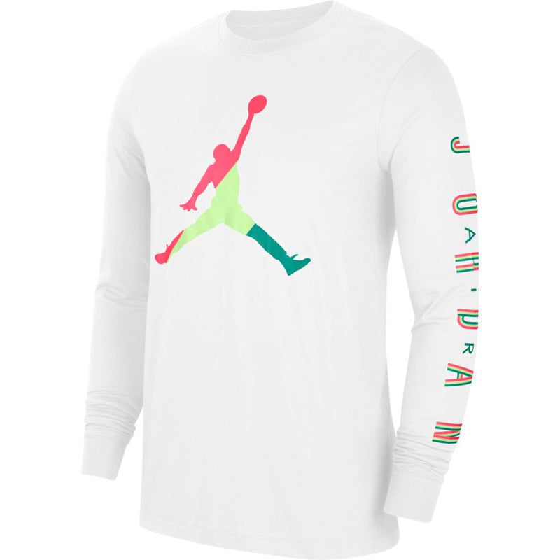 Jordan Sport DNA Men's Long-Sleeve Crew 'White/Volt/Punch'