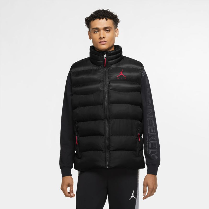 Jordan Jumpman Air Men’s Puffer Vest 'Black/Red'