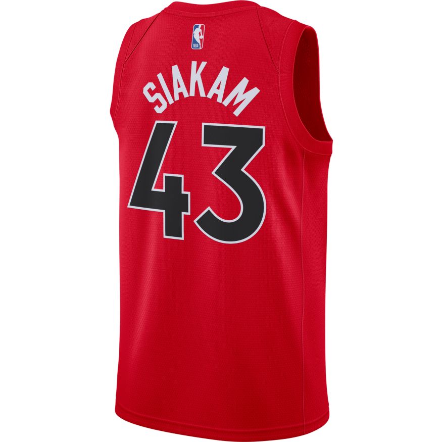 Pascal Siakam Raptors Icon Edition 2020 Nike NBA Swingman Jersey 'Red/Black'