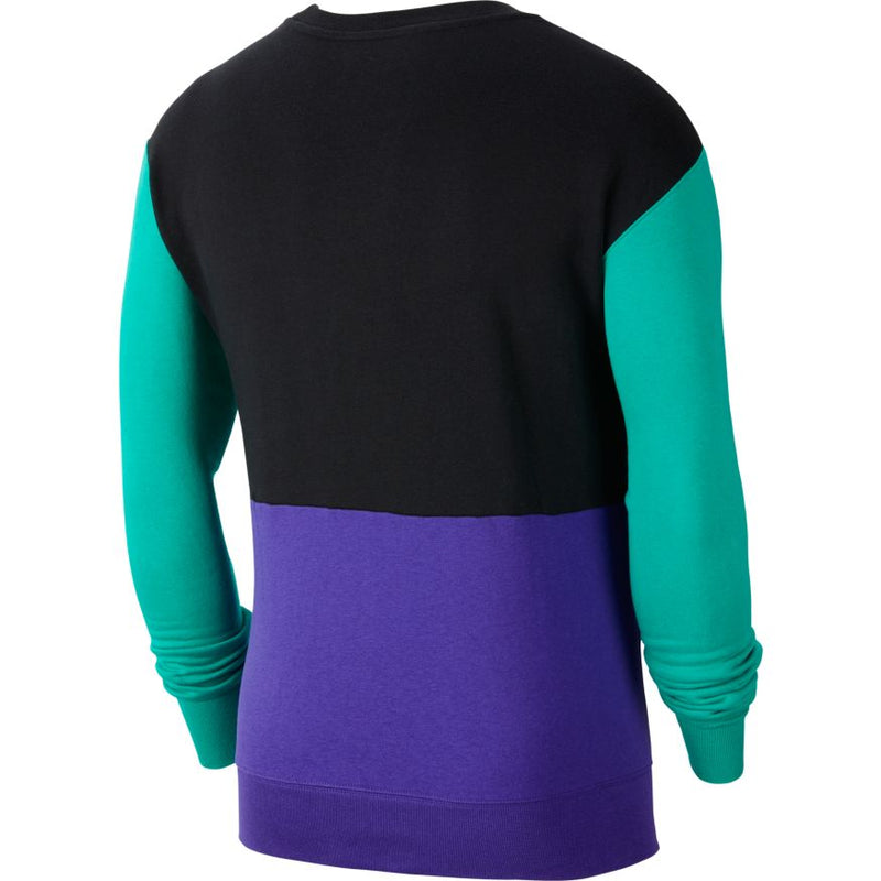 Jordan Jumpman Air Men's Fleece Crew Sweatshirt 'Black/Purple/Watermelon'