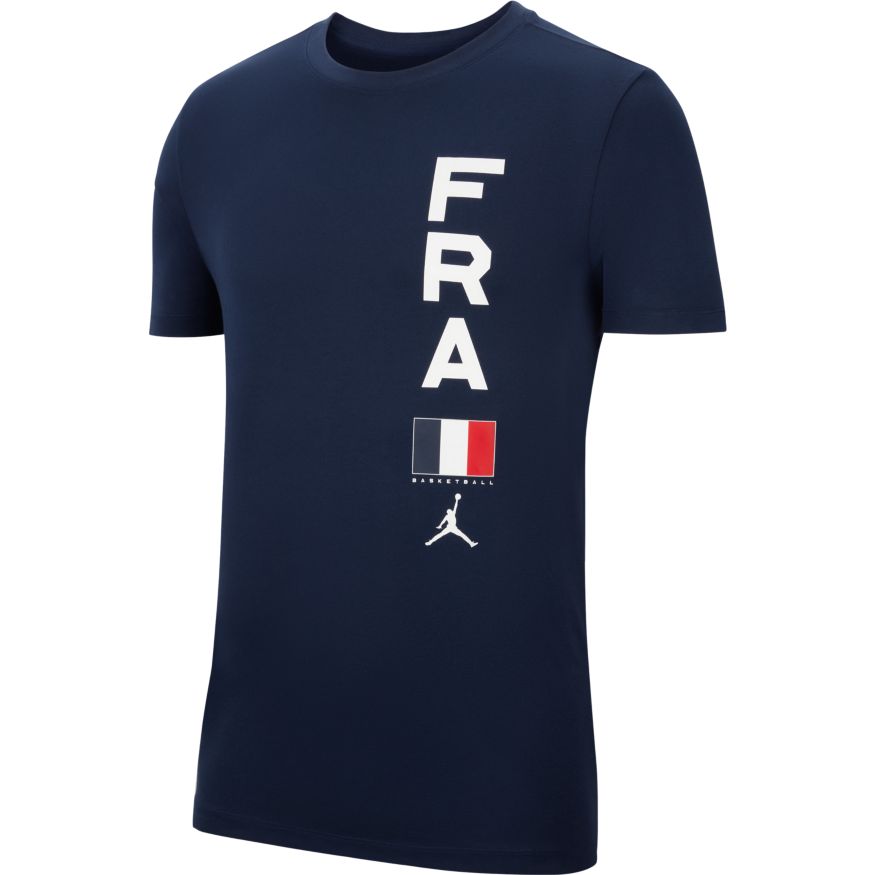 France Jordan Dri-FIT Team Men's Basketball T-Shirt 'Navy'