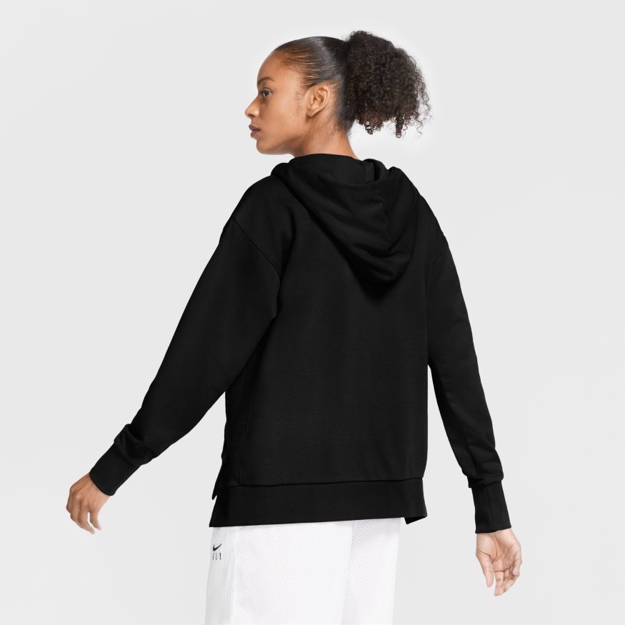 Nike Swoosh Fly Standard Issue Women's Basketball Pullover Hoodie 'Black/Ivory'