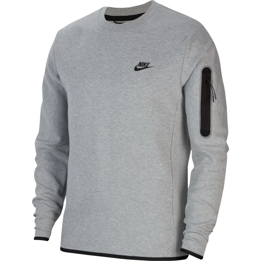 Nike Sportswear Tech Fleece Men's Crew 'Grey/Black'