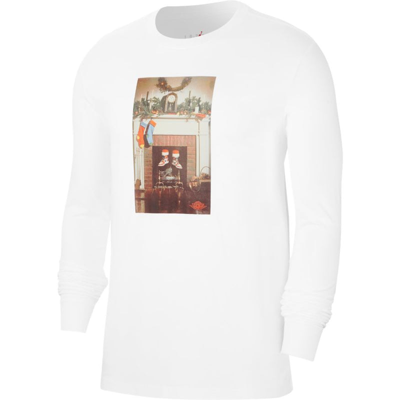 Jordan Jumpman Chimney Men's Long-Sleeve T-Shirt 'White'