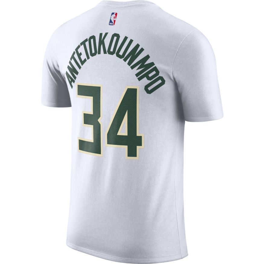 Giannis Antetokounmpo Milwaukee Bucks Men's Nike NBA T-Shirt 'White'