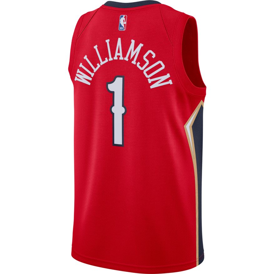 Zion Williamson New Orleans Pelicans Statement Edition 2020 Jordan NBA Swingman Jersey 'Red'